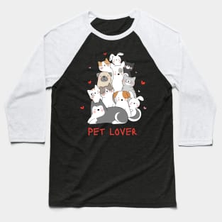 Pet Lovers Baseball T-Shirt